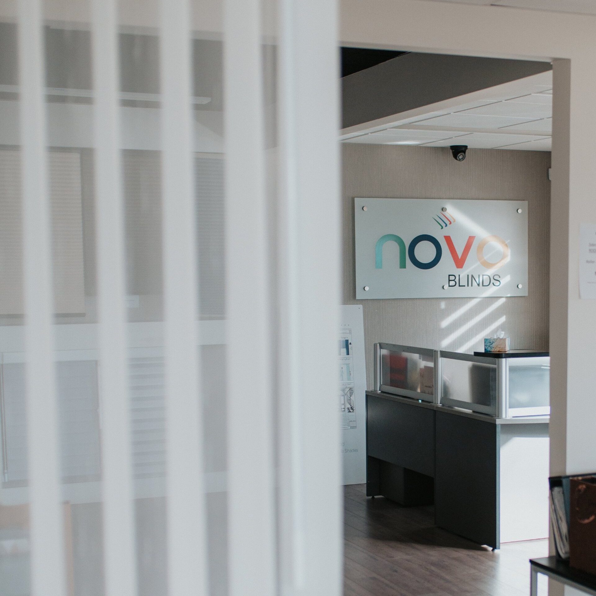 Dealer sample kit and product line from the Novo Blinds wholesale program