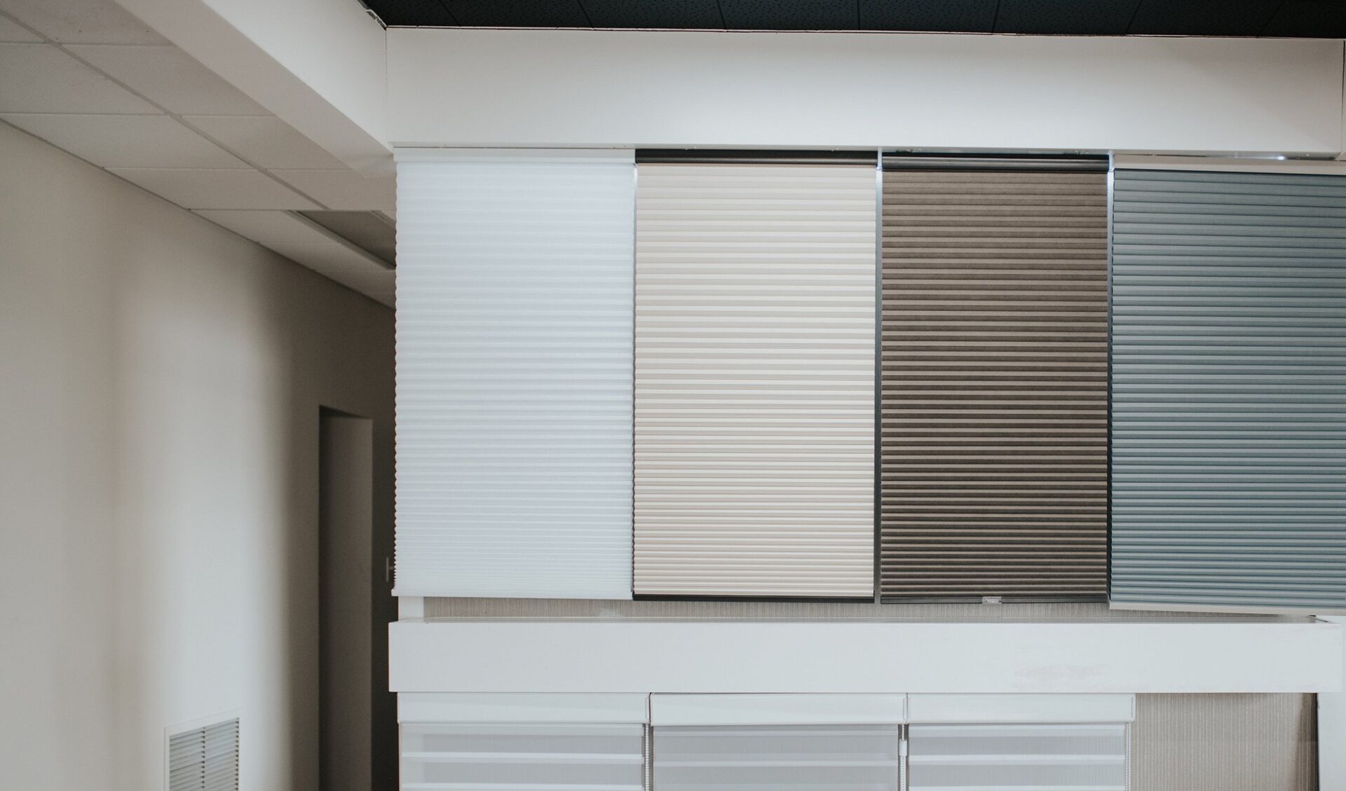 Builder showhome window coverings supplied and installed by Novo Blinds Edmonton