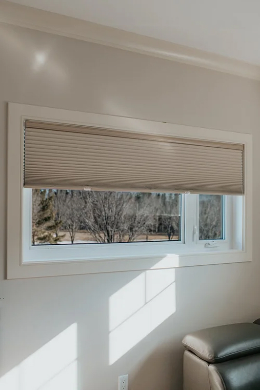 Energy saving honeycomb blinds, Novo Blinds, Edmonton