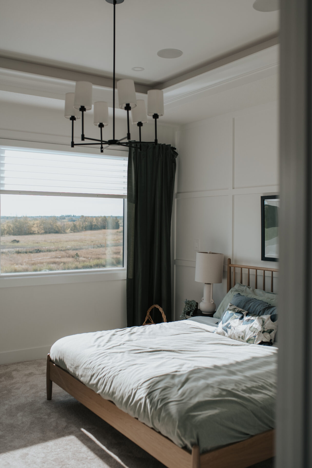Residential blackout blinds for a master bedroom gallery in Edmonton