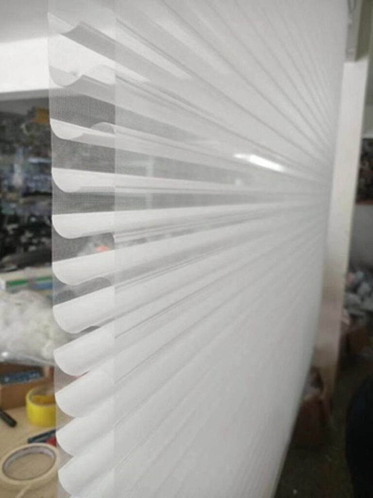 Close-up of honeycomb blinds from Canadian business in Edmonton