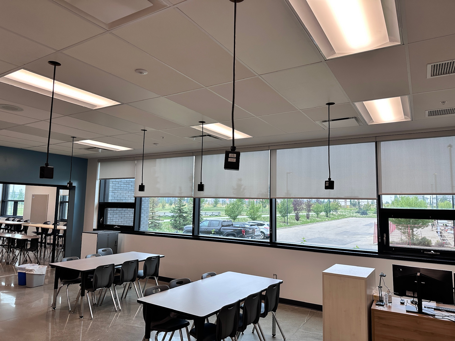 Institutional roller blinds from Edmonton gallery