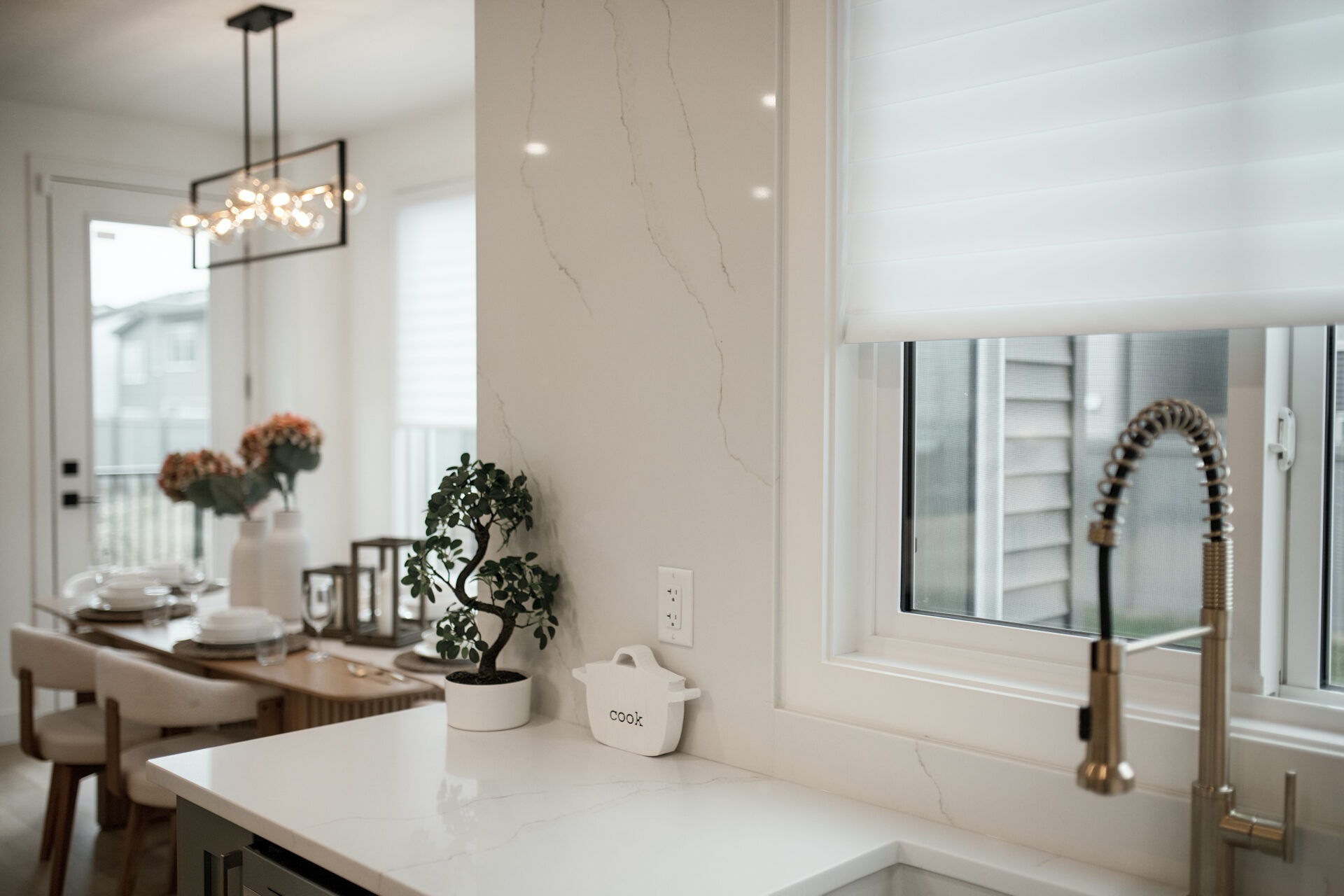 Kitchen window blinds for light control and residential use in Edmonton
