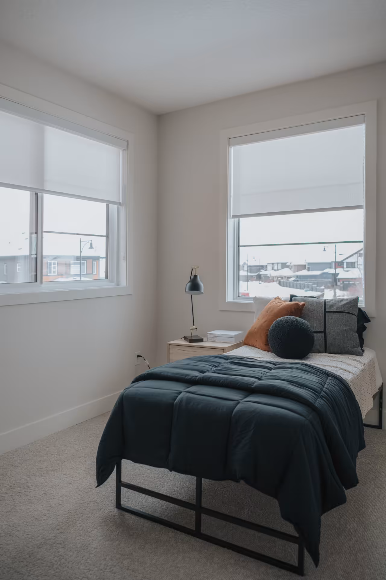 Budget-friendly bedroom roller blinds in Edmonton