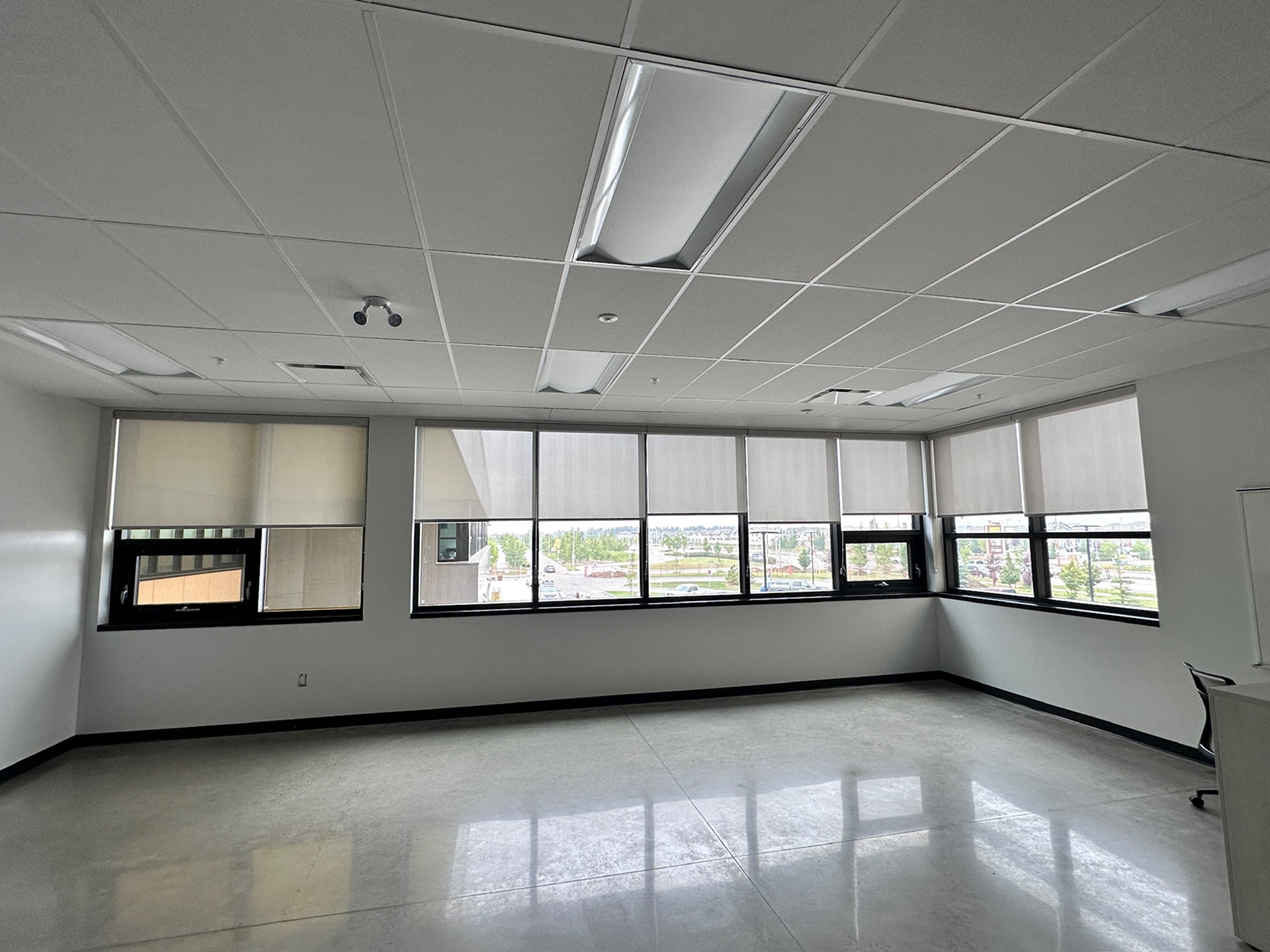 Roller blinds for school classrooms