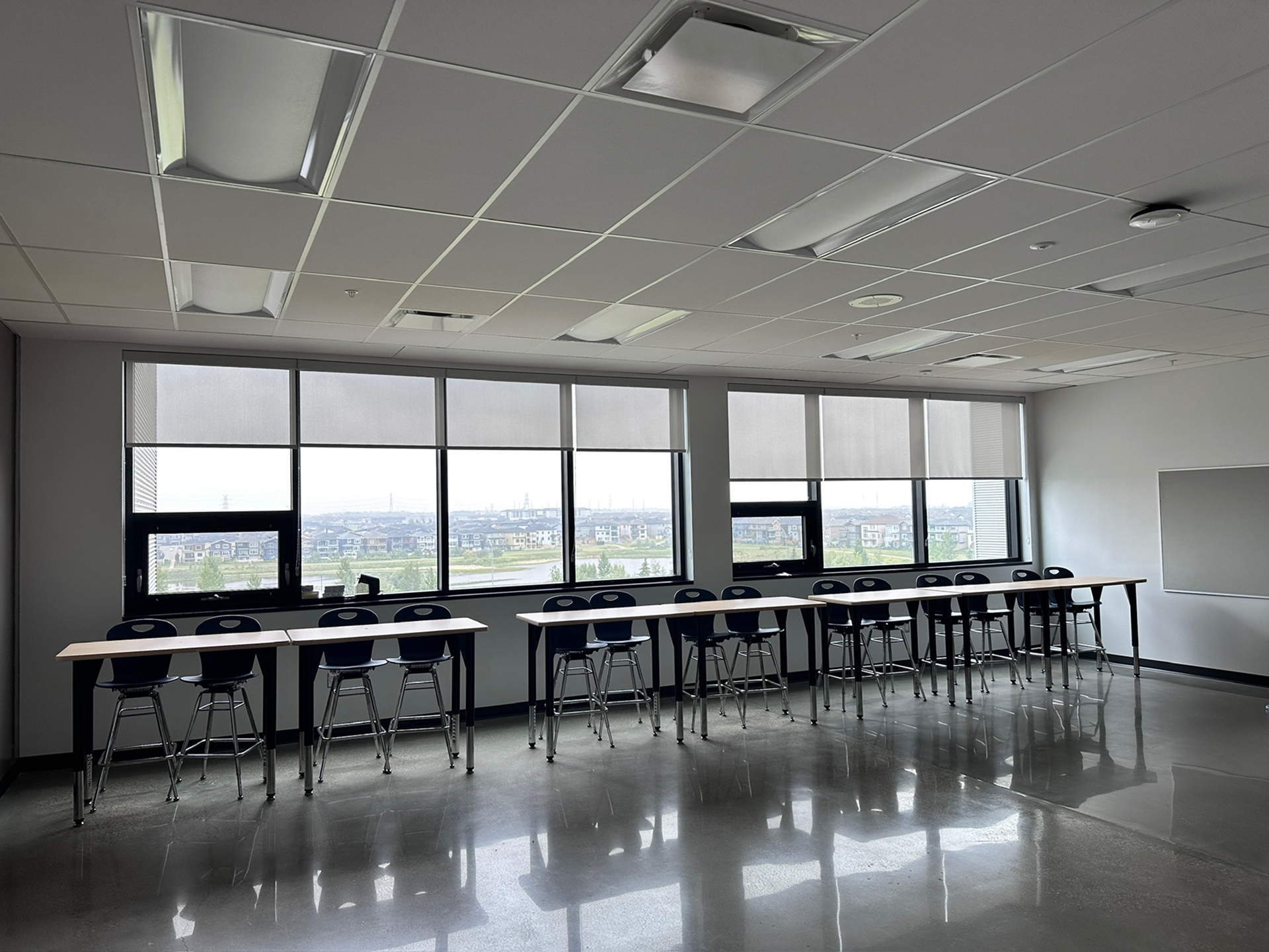 Versatile roller blinds for windows and schools in Edmonton, Alberta