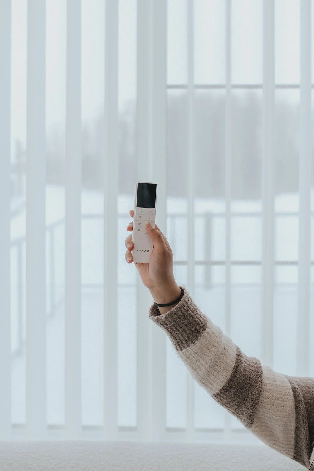 Motorized blinds from Edmonton residential blinds gallery