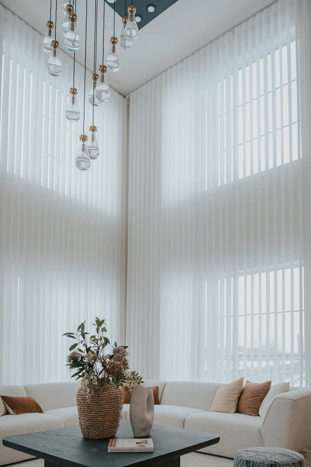 Sophisticated, tall blinds from Novo Blinds, Edmonton
