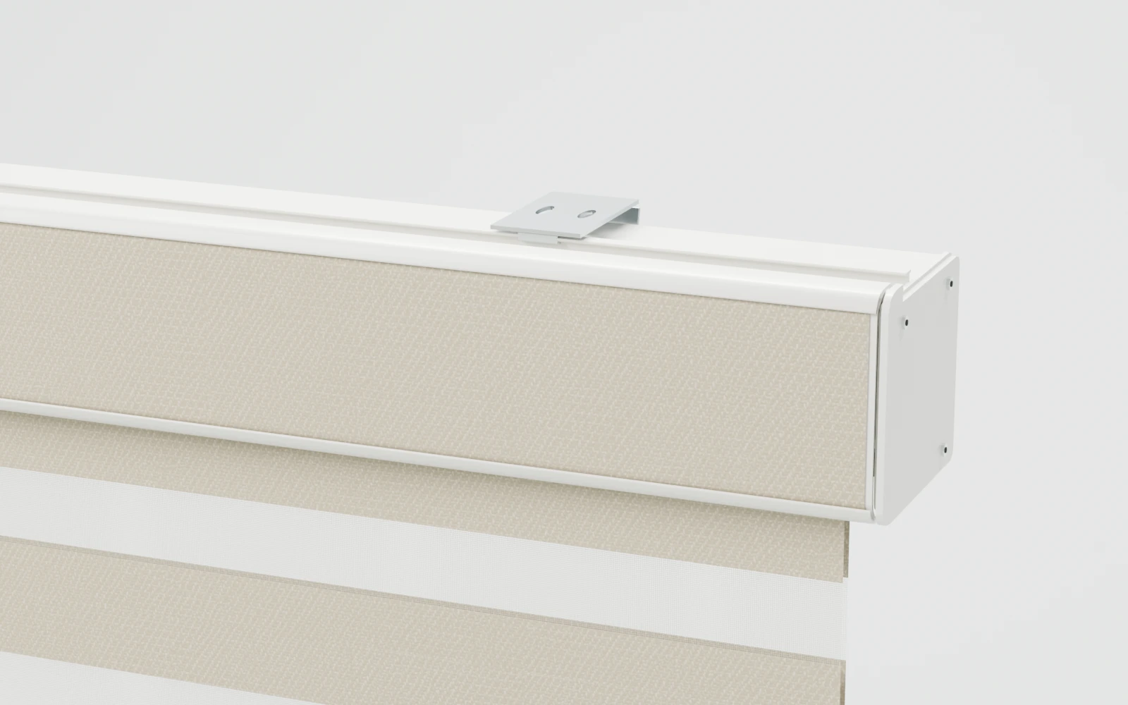 Novo zebra cassette with a matching woven fabric insert in the fascia