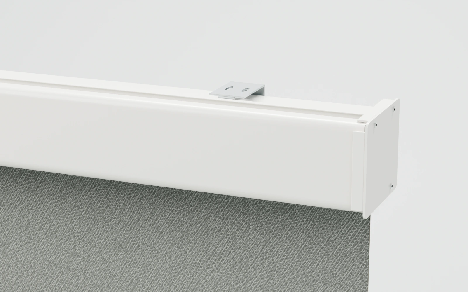 Close-up of the smooth aluminum cassette face and fitted right end cap